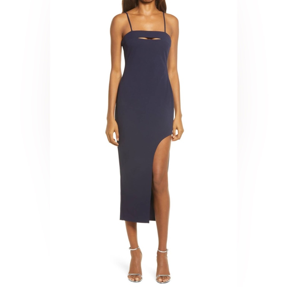 Lulus Stunned and Speechless Cutout Cocktail Dress